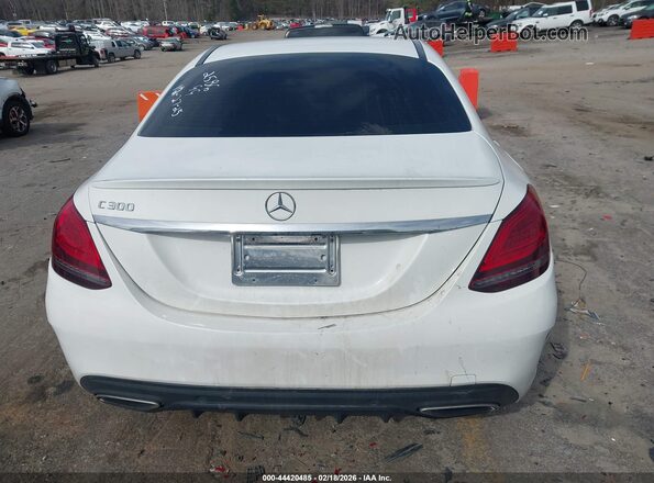 55SWF8DB6KU312586 2019 MERCEDES-BENZ C-CLASS White 