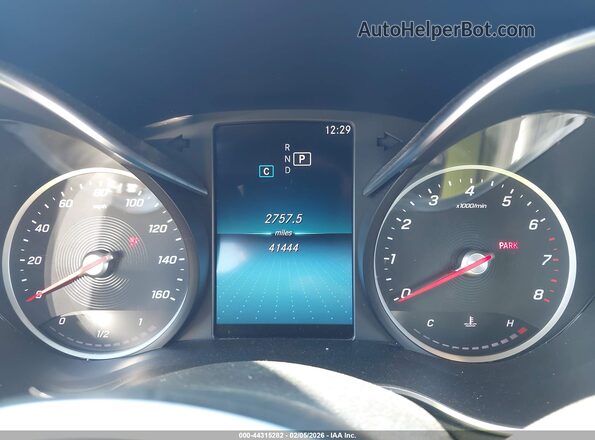 55SWF8DB8KU283253 2019 MERCEDES-BENZ C-CLASS Silver Հետևի նստատեղերի տեսք