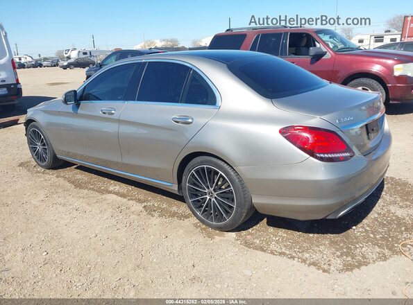 55SWF8DB8KU283253 2019 MERCEDES-BENZ C-CLASS Silver Հետևի ձախ
