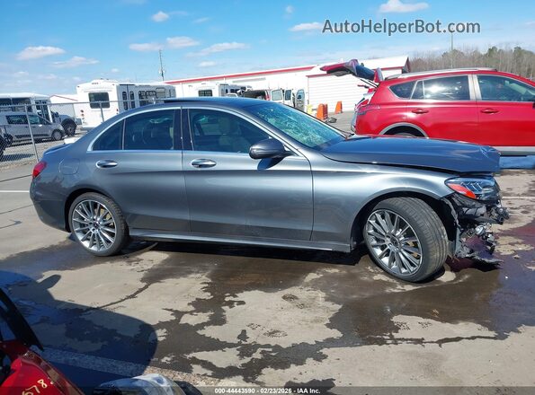55SWF8DB8LU323560 2020 MERCEDES-BENZ C-CLASS Gray Սալոնի հետևի տեսք