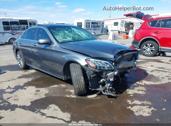 55SWF8DB8LU323560 2020 MERCEDES-BENZ C-CLASS Gray Առջևի աջ