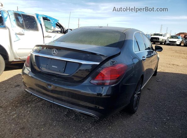 55SWF8DB9KU293175 2019 MERCEDES-BENZ C Black Tył prawy