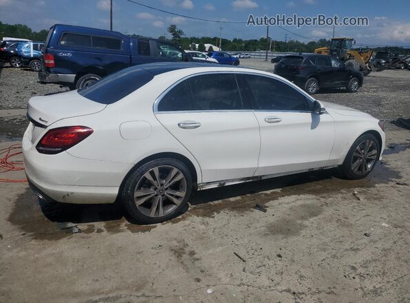 55SWF8EB0KU305633 2019 MERCEDES-BENZ C White Trasero derecho