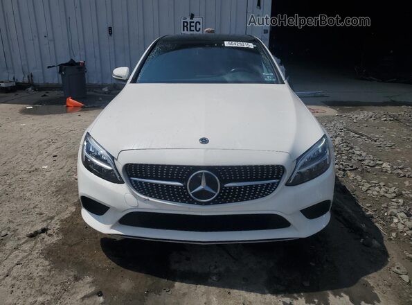 55SWF8EB0KU305633 2019 MERCEDES-BENZ C White Vista frontal