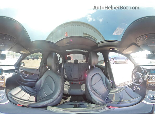 55SWF8EB0KU305633 2019 MERCEDES-BENZ C White Vista interior de 360 grados