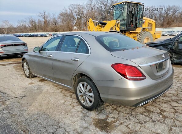 55SWF8EB5KU319415 2019 MERCEDES-BENZ C Silver Հետևի ձախ