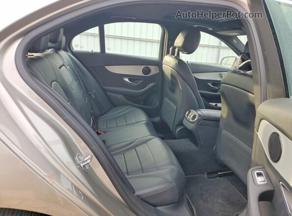 55SWF8EB5KU319415 2019 MERCEDES-BENZ C Silver Հետևի նստատեղերի տեսք
