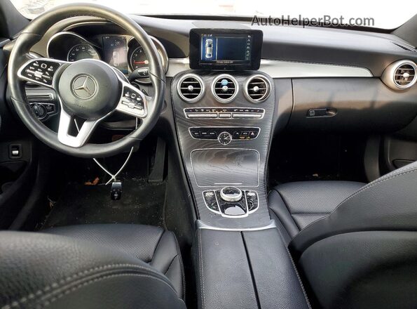 55SWF8EB5KU319415 2019 MERCEDES-BENZ C Silver Առջևի վահանակի տեսք