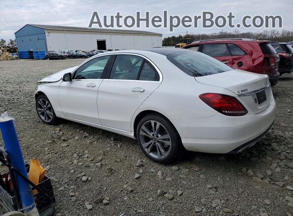 55SWF8EB9KU310815 2019 MERCEDES-BENZ C White Задня ліва чверть
