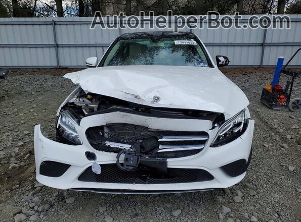 55SWF8EB9KU310815 2019 MERCEDES-BENZ C White Вид спереду