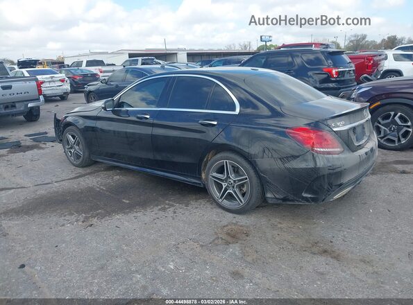 55SWF8EBXLU324353 2020 MERCEDES-BENZ C-CLASS Black უკანა მარცხენა