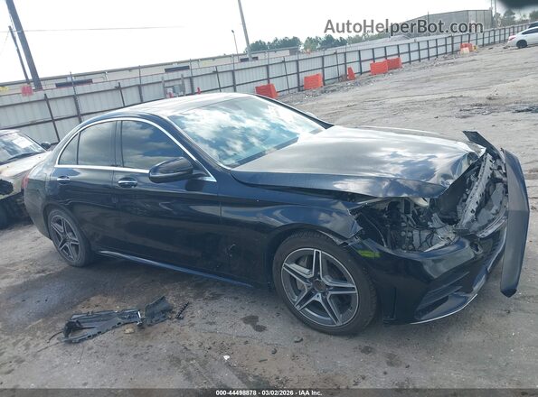 55SWF8EBXLU324353 2020 MERCEDES-BENZ C-CLASS Black უკანა სალონის ხედი