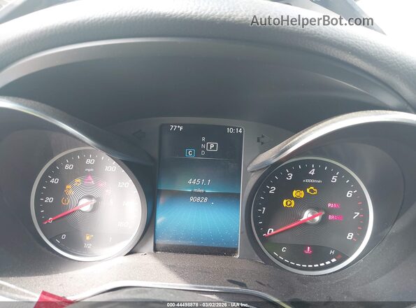 55SWF8EBXLU324353 2020 MERCEDES-BENZ C-CLASS Black უკანა სავარძლების ხედი