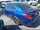 2017 Mercedes-benz Amg C 63 S Синий vin: 55SWF8HB1HU218120