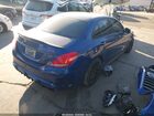 2017 Mercedes-benz Amg C 63 S Синий vin: 55SWF8HB1HU218120