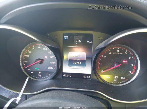 55SWF8HB1HU218120 2017 MERCEDES-BENZ AMG C 63 Синий 