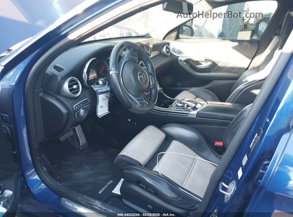 55SWF8HB1HU218120 2017 MERCEDES-BENZ AMG C 63 Синий 
