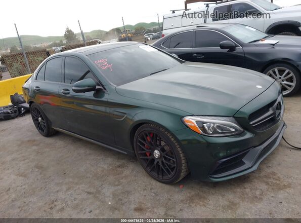 55SWF8HB8HU224142 2017 MERCEDES-BENZ AMG C 63 Green Передня права чверть
