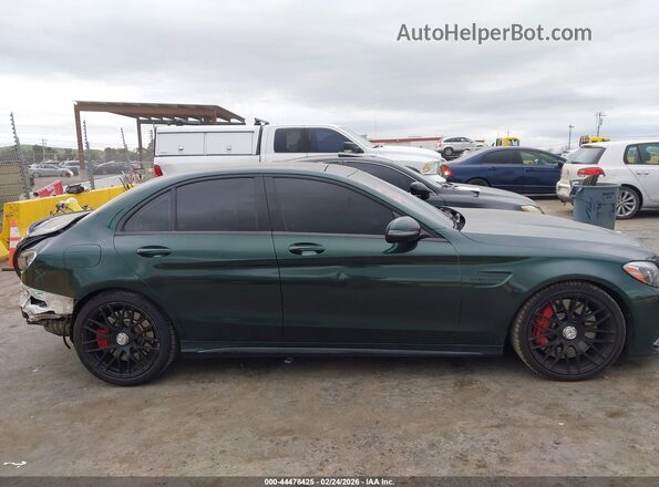 55SWF8HB8HU224142 2017 MERCEDES-BENZ AMG C 63 Green Панорамний вид салону 360°