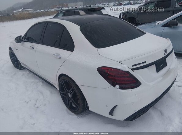 55SWF8HBXHU181651 2017 MERCEDES-BENZ AMG C 63 Белый Задняя левая четверть