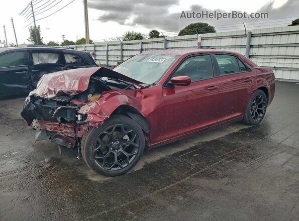2C3CCABG5KH654015 2019 CHRYSLER 300 Бордовый Задняя левая четверть