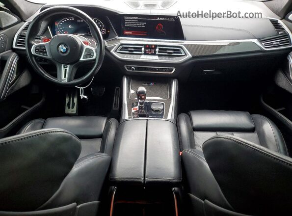 5YMCY0C09P9P32741 2023 BMW X6 Черный Вид щитка приборов