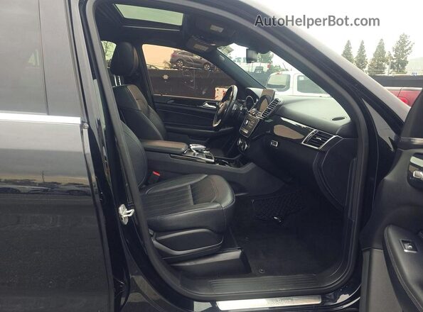 4JGDA5JBXJB028725 2018 MERCEDES-BENZ GLE Black Widok naklejki z numerem VIN