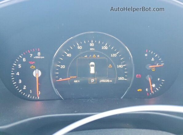 5XYPH4A19GG005319 2016 KIA SORENTO Угольный Вид задних сидений