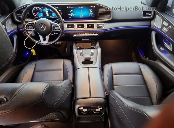 4JGFB4KB0LA096300 2020 MERCEDES-BENZ GLE-CLASS White Вид щитка приладів
