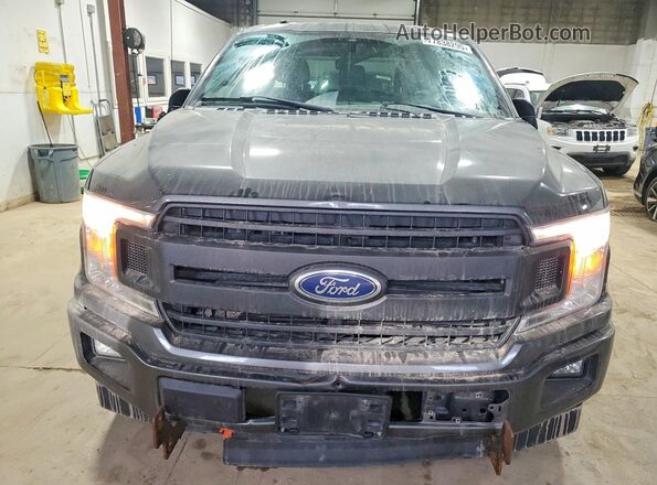 1FTEX1CB8KKC28579 2019 FORD F150 Gray Դիմացի տեսք