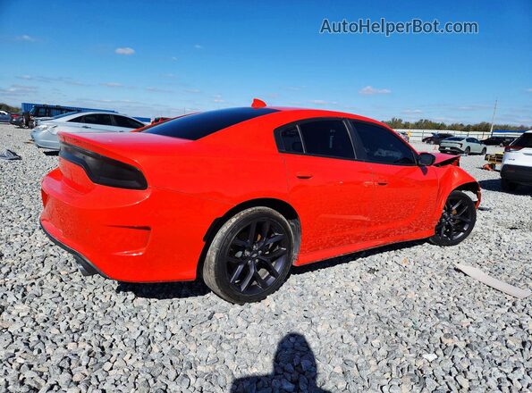 2C3CDXCT2MH588599 2021 DODGE CHARGER Orange Front right