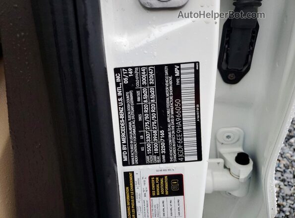 4JGDF6EE9HA966050 2017 MERCEDES-BENZ GLS Белый 