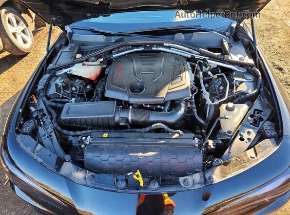 ZARFAECNXH7554764 2017 ALFA ROMEO GIULIA Черный Вид подкапотного пространства
