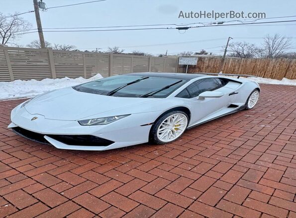 ZHWUC1ZF8FLA03249 2015 LAMBORGHINI HURACAN White Tył lewy