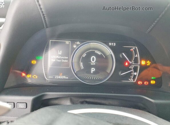 58AB21B16MU012946 2021 LEXUS ES Black Instrument cluster view