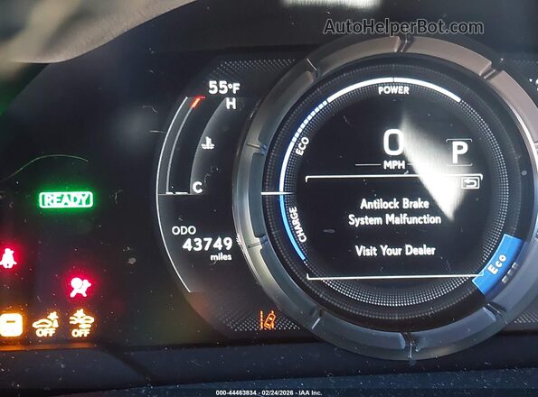 58ABA1C10RU046860 2024 LEXUS ES 300H Серый Вид задних сидений