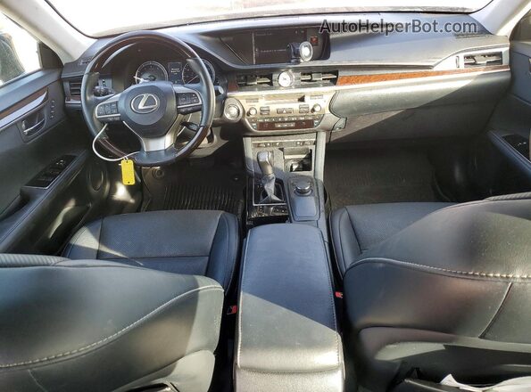 58ABK1GG6JU105488 2018 LEXUS ES Черный Вид щитка приборов