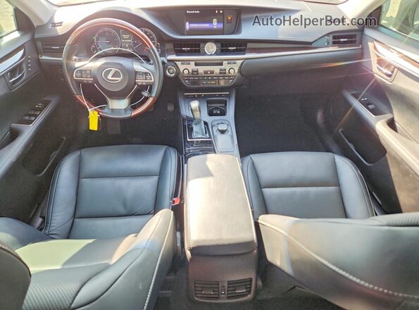 58ABK1GG8JU116329 2018 LEXUS ES Черный Вид панели приборов