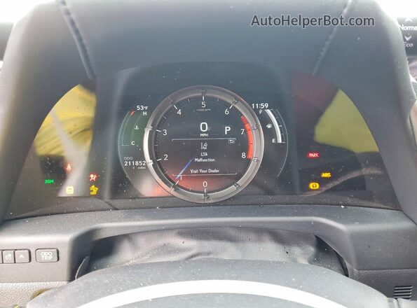 58ABZ1B10KU005077 2019 LEXUS ES Белый Вид щитка приборов