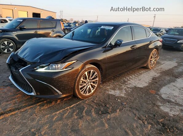 58ABZ1B10KU028150 2019 LEXUS ES Черный Передняя левая четверть