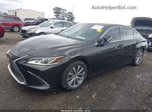 58ABZ1B12KU028604 2019 LEXUS ES 350 Черный Передняя левая четверть