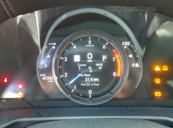 58ABZ1B14KU019774 2019 LEXUS ES Black Widok zestawu wskaźników