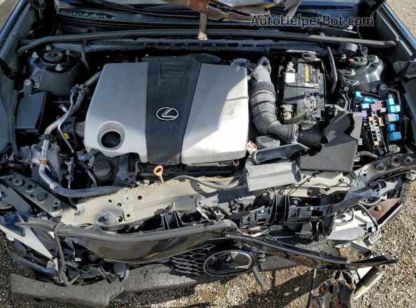 58ABZ1B14KU019774 2019 LEXUS ES Black Widok wnętrza z tyłu