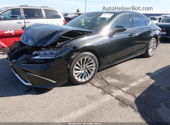 58ABZ1B18KU024153 2019 LEXUS ES 350 Black წინა მარცხენა ხედი სამი მეოთხედიდან