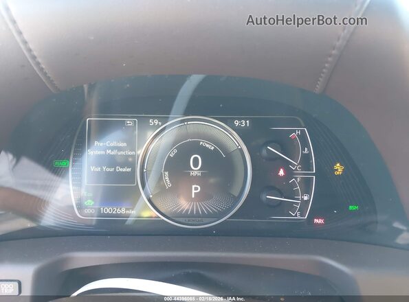 58AD21B13LU006609 2020 LEXUS ES 300H Белый Вид задних сидений