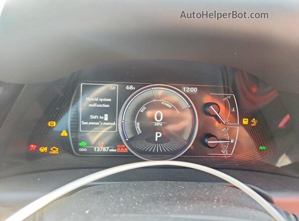 58ADA1C15RU050458 2024 LEXUS ES Red Widok zestawu wskaźników