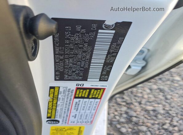 58ADA1C18NU024091 2022 LEXUS ES Белый Вид подкапотного пространства