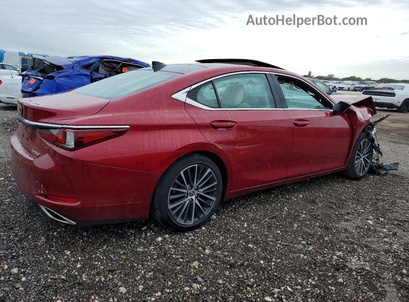 58ADZ1B10NU137494 2022 LEXUS ES Burgundy Tył prawy