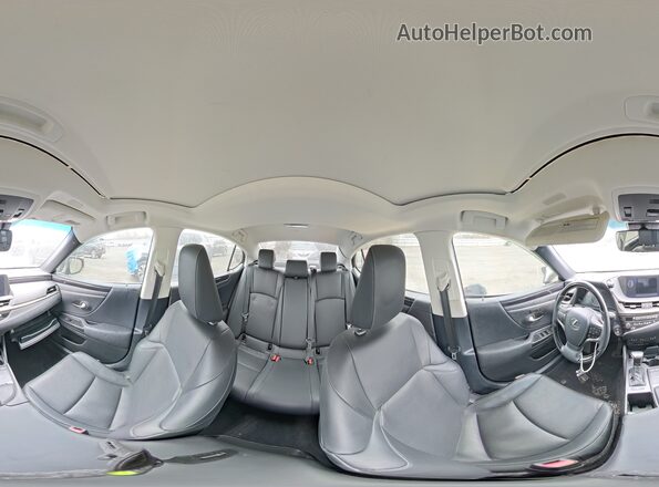 58ADZ1B13LU061007 2020 LEXUS ES Silver Vista interior de 360 grados