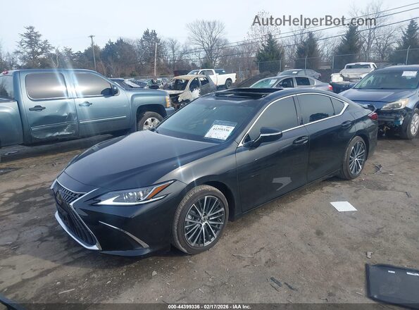 58ADZ1B14SU209180 2025 LEXUS ES 350 Black Առջևի ձախ երեք քառորդ տեսարան